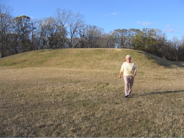 Sambo at an Indian Mound in Natchez
